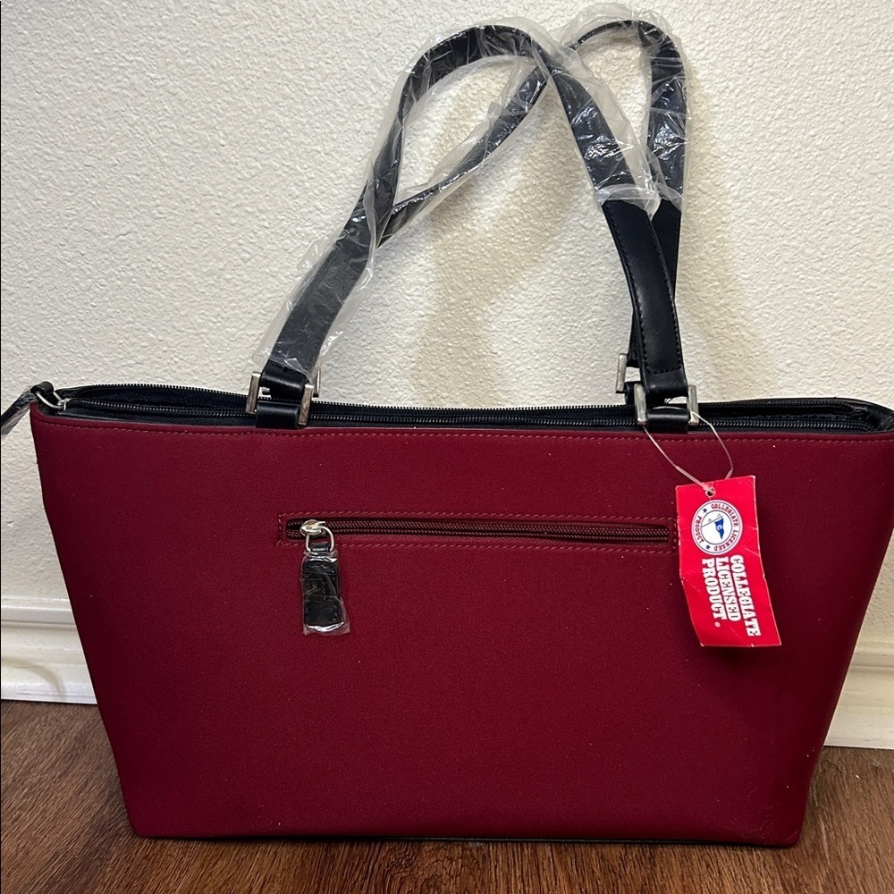Texas Aggie A&M Maroon Tote Bag Purse Collegiate Licensed Product - Picture 2 of 3